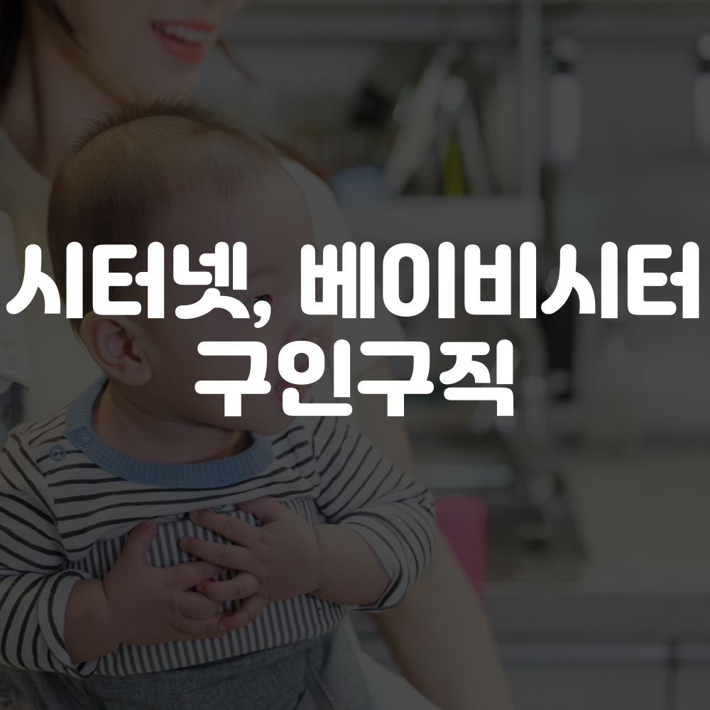 시터넷 구인구직