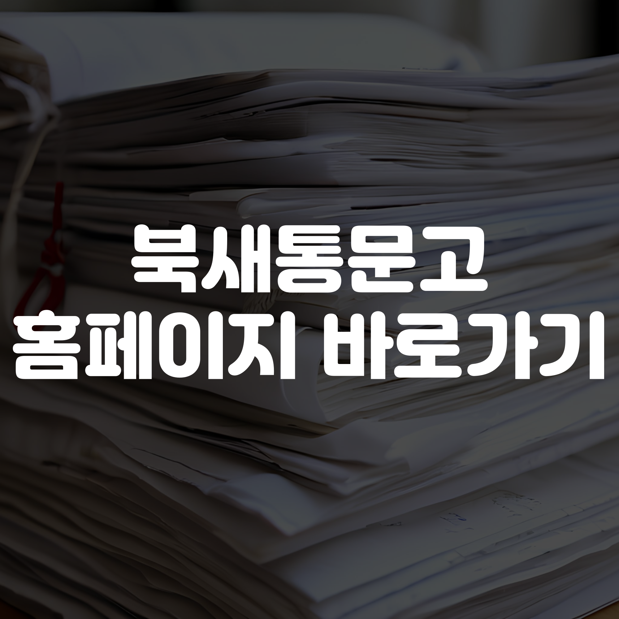 북새통문고 홈페이지 바로가기